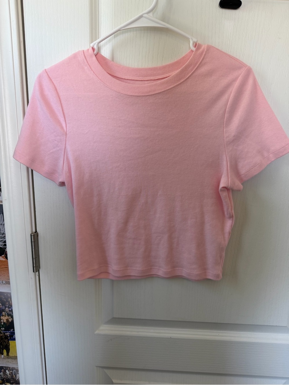 No Boundaries Soft Pink Crop Tee